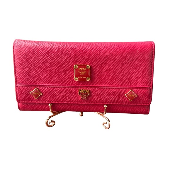 MCM Handbags - EUC MCM Pink Long Wallet